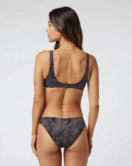 Aqua Triangle Top | Chocolate Fronds