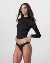 Long Sleeve Crush Rashguard | Black