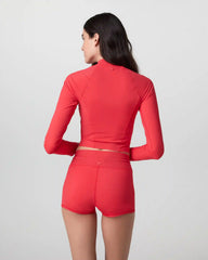 Long Sleeve Crush Rashguard | Bright Red