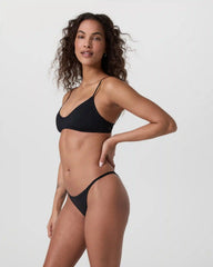 Heat Wave Bikini Top | Black
