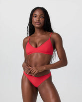 Heat Wave Bikini Top | Bright Red