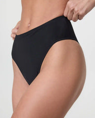 High Waisted Bikini Bottom | Black