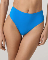 High Waisted Bikini Bottom | Regatta Blue