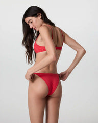 Cheeky Bikini Bottom | Bright Red