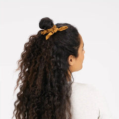 Tie Scrunchy | Dark Golden