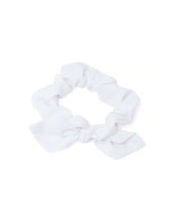 Tie Scrunchy | White