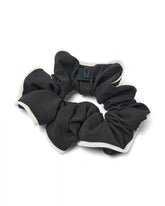 Piped Scrunchie | Black