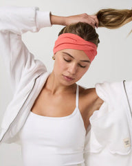 Vuori AllTheForm™ Headband | Bright Coral