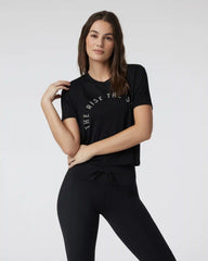 The Rise The Shine Tee | Black