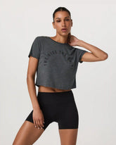 The Rise The Shine Tee | Charcoal Heather