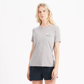 Sunset Watercolor Tee | Heather Grey