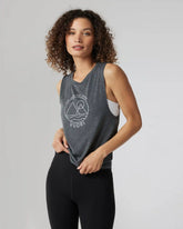 The Rise The Shine Tank | Charcoal Heather