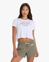 Womens ACTV Club Tee | White