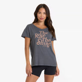 Womens TRTS Tee | Charcoal