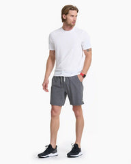 Kore Short Lined 7" | Vintage Charcoal Linen Texture