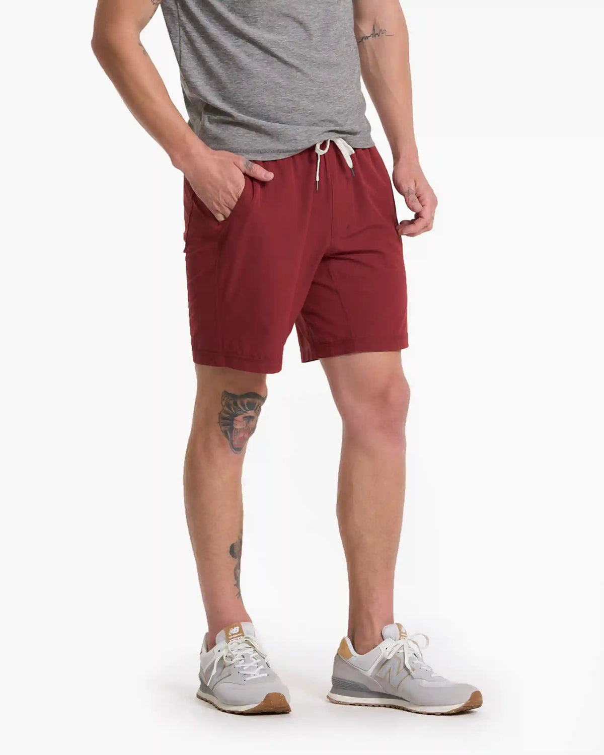 Kore Short Lined 7" | Currant