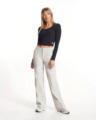 Womens Vuori Meta™ Wideleg Pant - Long | Vapor