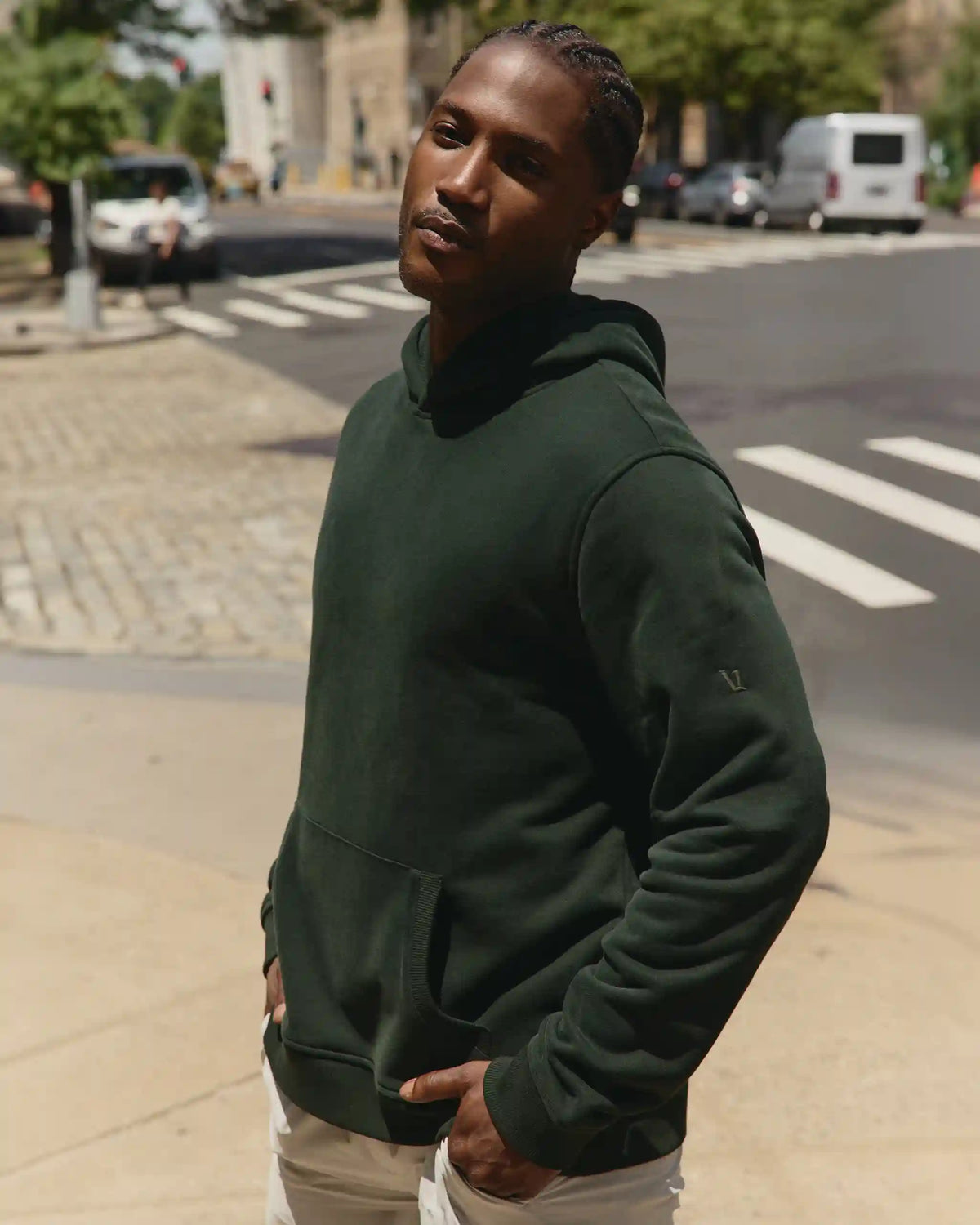 Seaside Pullover Hoodie | Evergreen