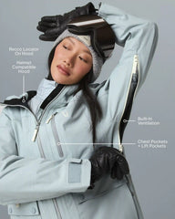 Women's Taika Snow Shell | Blue Haze