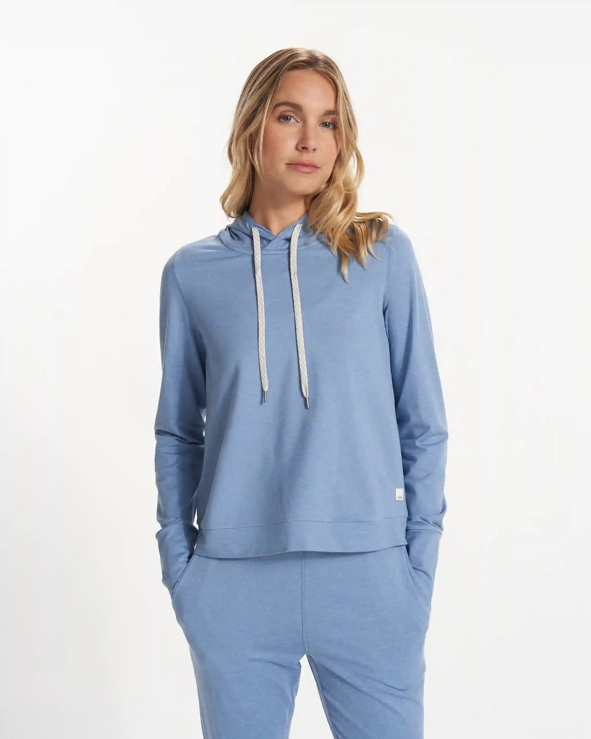 Halo Essential Hoodie | Isle Blue Heather