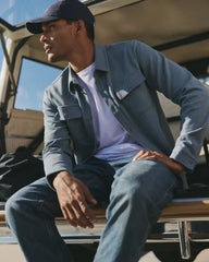 Waffle Shirt Jacket | Abyss
