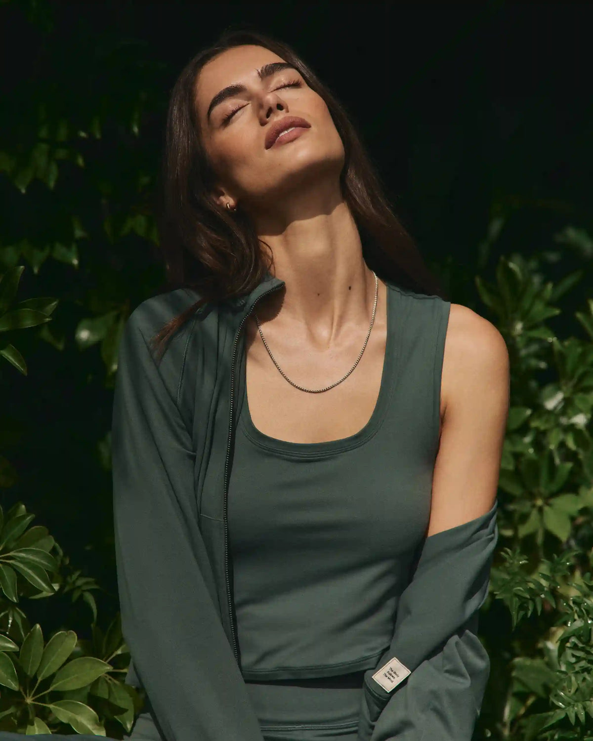 Halo Essential Scoop Tank | Agate Green