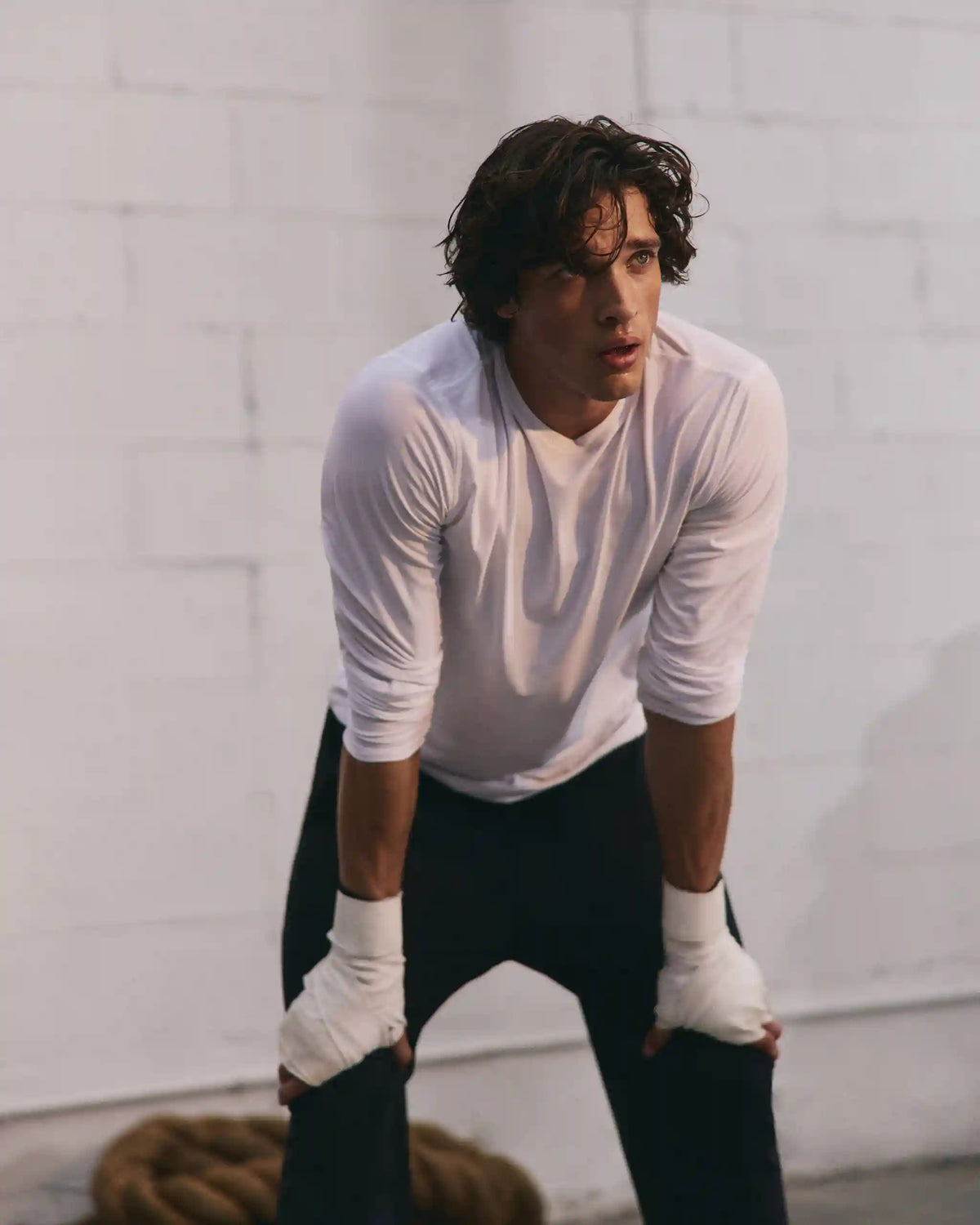 Long Sleeve Strato Tech Tee | White
