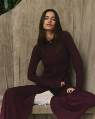 Halo Mini Track Jacket | Cerise