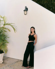 Villa Wideleg Trouser | Black