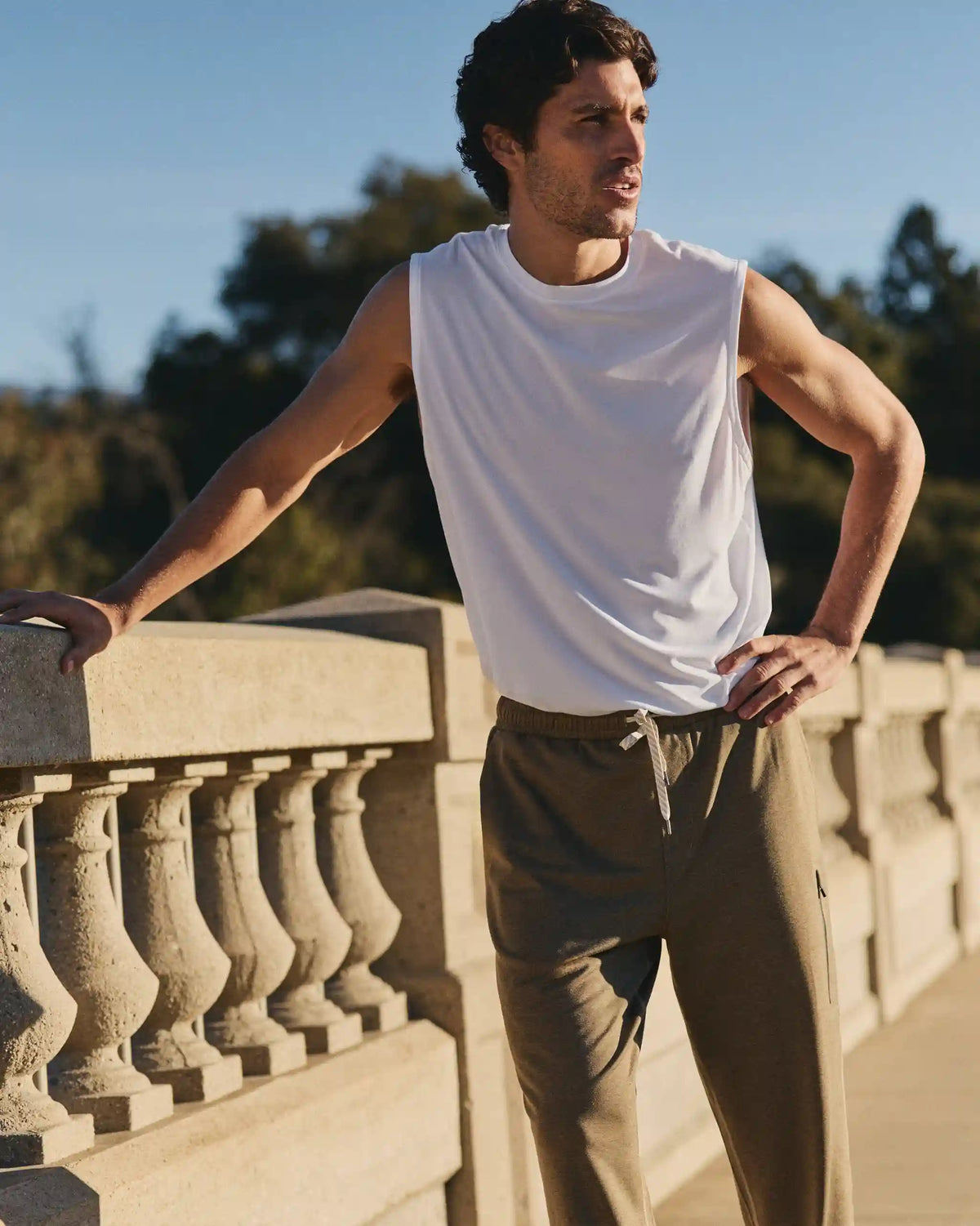 Strato Muscle Tee | White