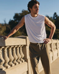 Strato Muscle Tee | White