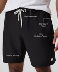 Banks Session Short Unlined 7" | Black