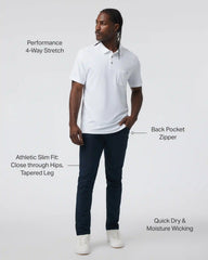 Vuori Meta™ Pant Athletic Slim Fit 30” | Ink