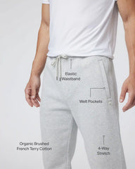 Seaside Sweatpant | Light Heather Grey