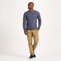 Long-Sleeve Rise Tee | Azure