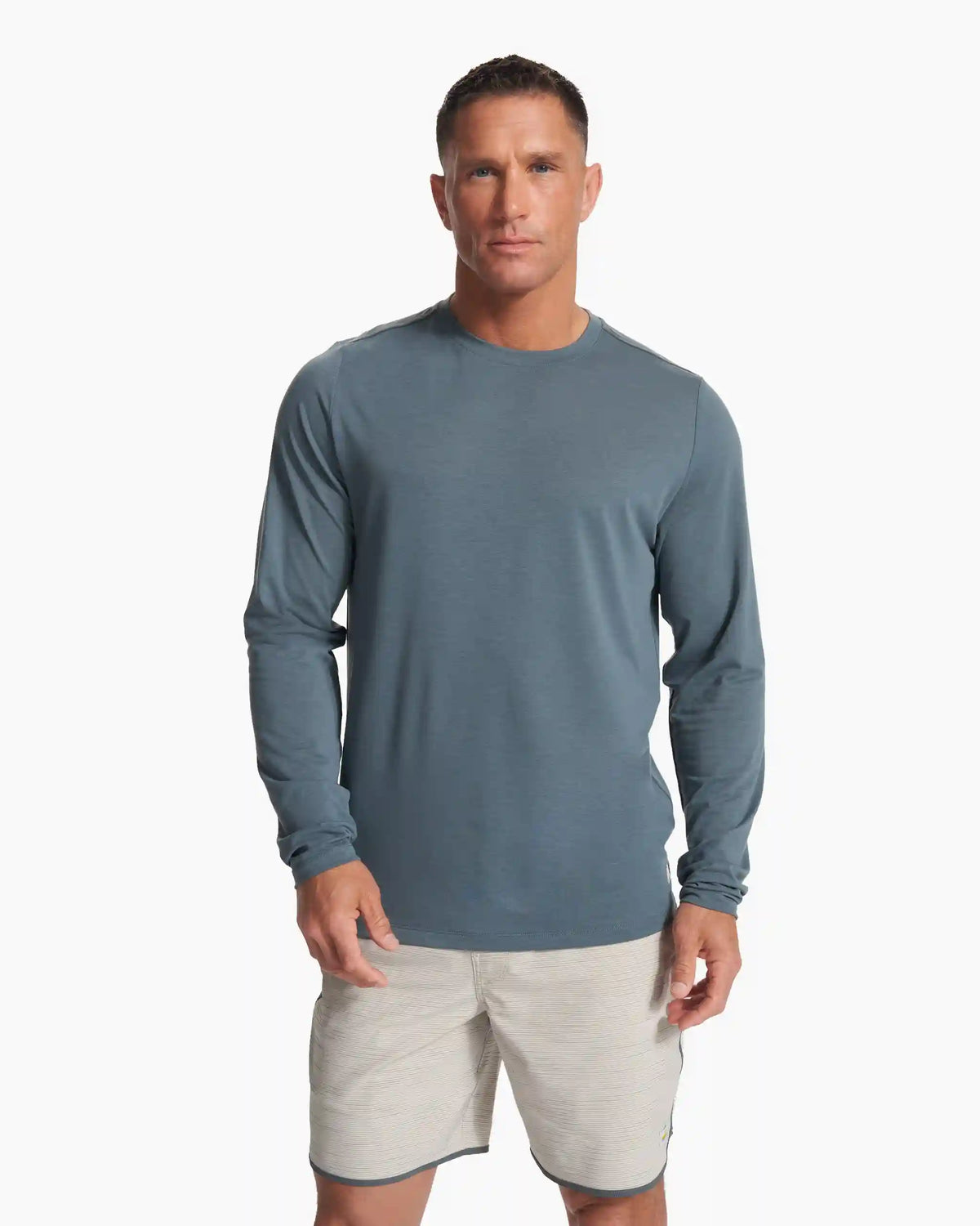 Long Sleeve Current Tech Tee | Lake