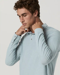 Long Sleeve Strato Tech Polo | Raindrop Heather