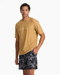 Short Sleeve Uluwatu 23 Water Tee | Dark Golden Heather
