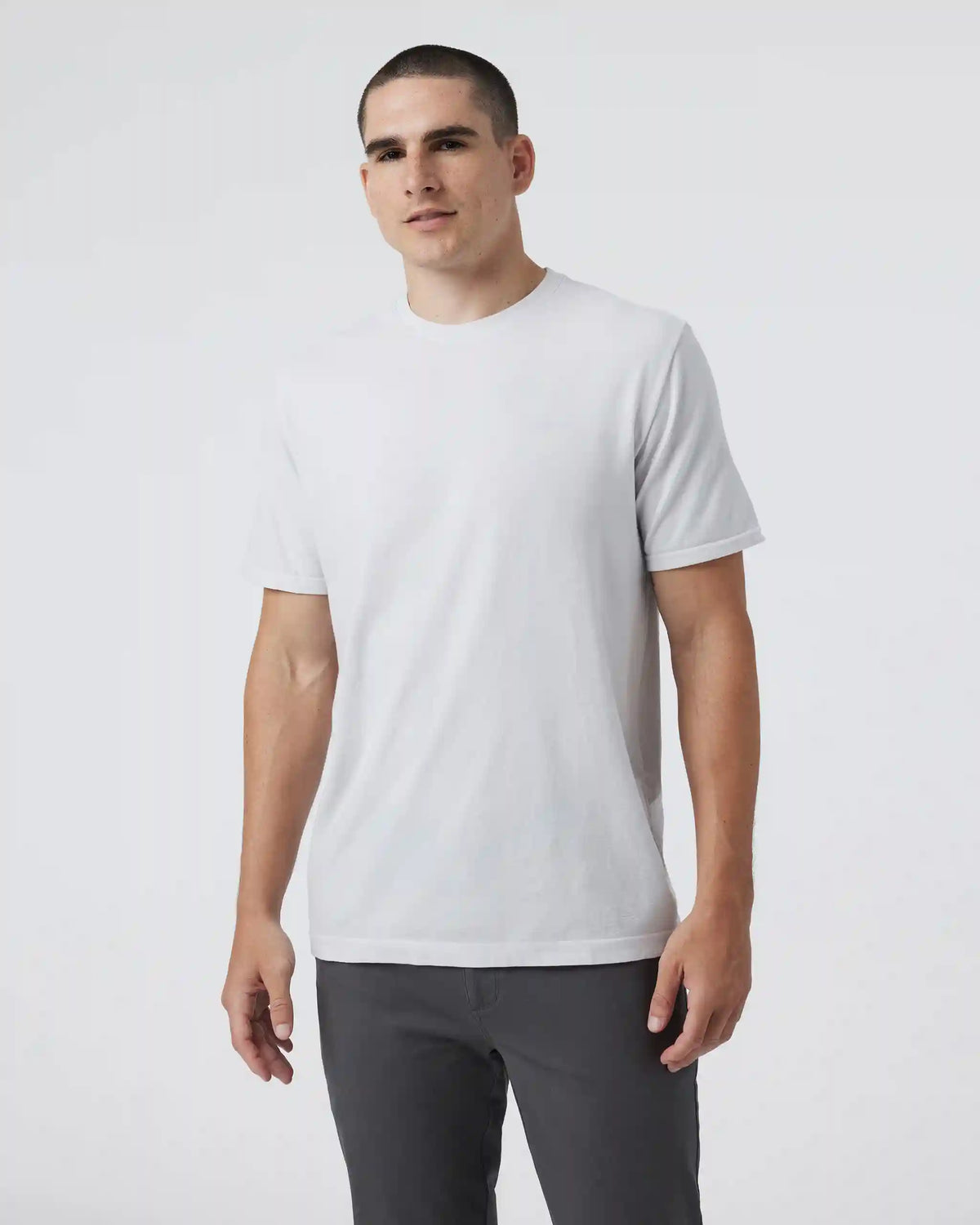 Weston Seamless Tee | Frost Grey