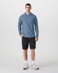 Strato Tech Hoodie | Pool Blue Heather