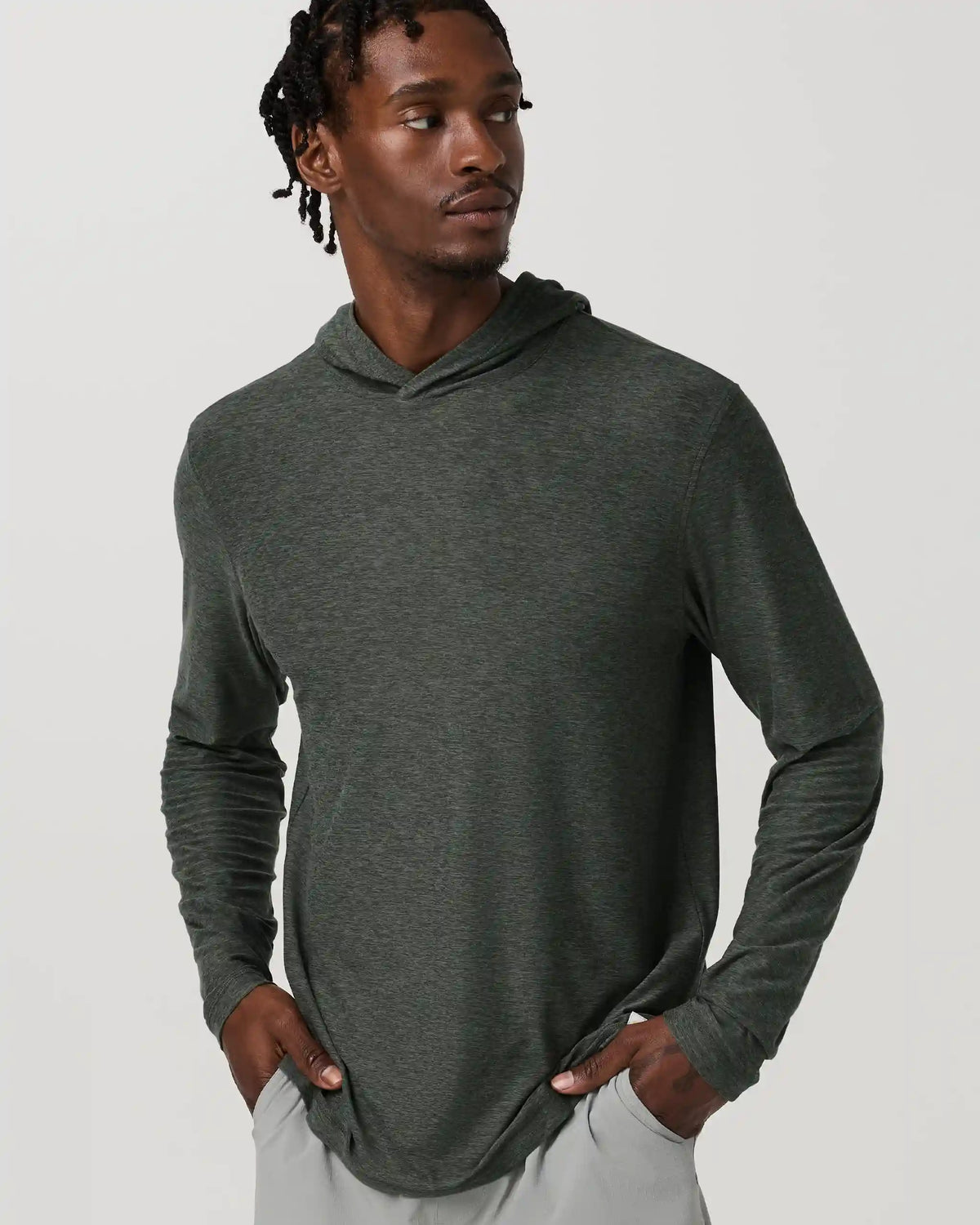 Strato Tech Hoodie | River Rock Heather