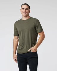 Short Sleeve Current Stripe Tee | Oregano