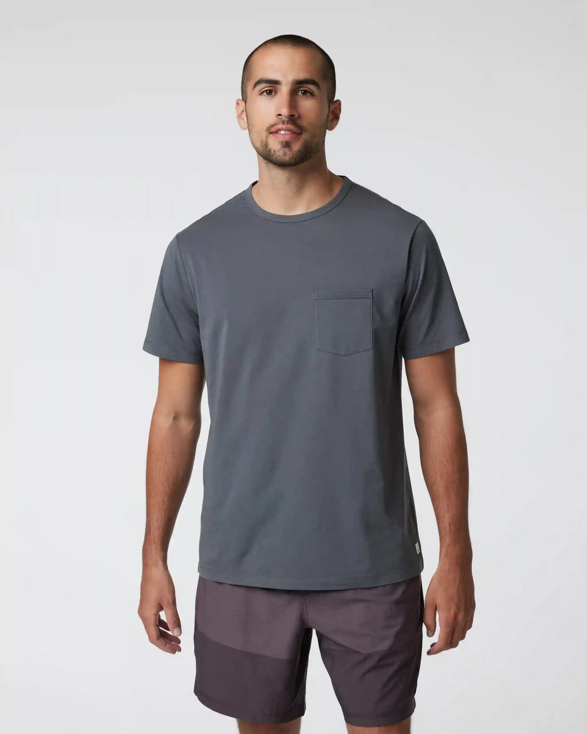 Men's Feather Pocket Tee | Dark Pewter