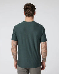 Strato Tech V-Neck Tee | Aspen Heather