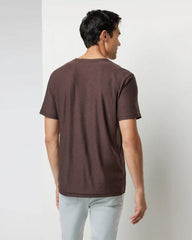 Strato Tech V-Neck Tee | Java Heather