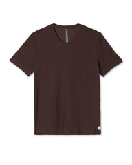Strato Tech V-Neck Tee | Java Heather