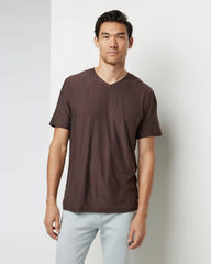 Strato Tech V-Neck Tee | Java Heather