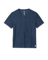 Strato Tech V-Neck Tee | Navy Heather