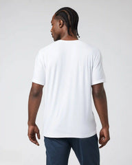 Strato Tech V-Neck Tee | White