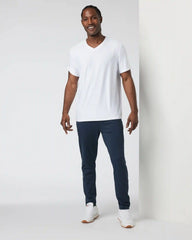 Strato Tech V-Neck Tee | White